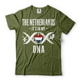 thumbnail image 5 of Netherlands DNA Shirt Netherlands Flag Tee Netherlands National Patriotic Shirt Dutch Gifts (3X-Large Grey), 5 of 6