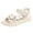 White, variant on Girls Sandals for Everyday Wear Breathable Lightweight Comfortable Casual Outdoor School Shoes for Kids Ages 3 13
