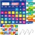 thumbnail image 1 of Calendario y gráfico de bolsillo SpriteGru Classroom con 76 tarjetas, 1 of 6