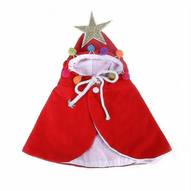 Disfraz de gato navideño, gorro de Papá Noel con bufanda, conjunto de Navidad para gatito, ropa para mascotas, conjunto de Papá Noel para gatito y cachorro