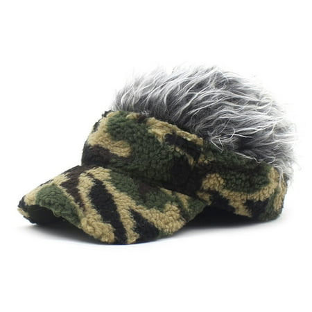 

Bicycle Hat Lamb s Wool Hat All-matching Style Hat for Parties and Special Events Green Grey