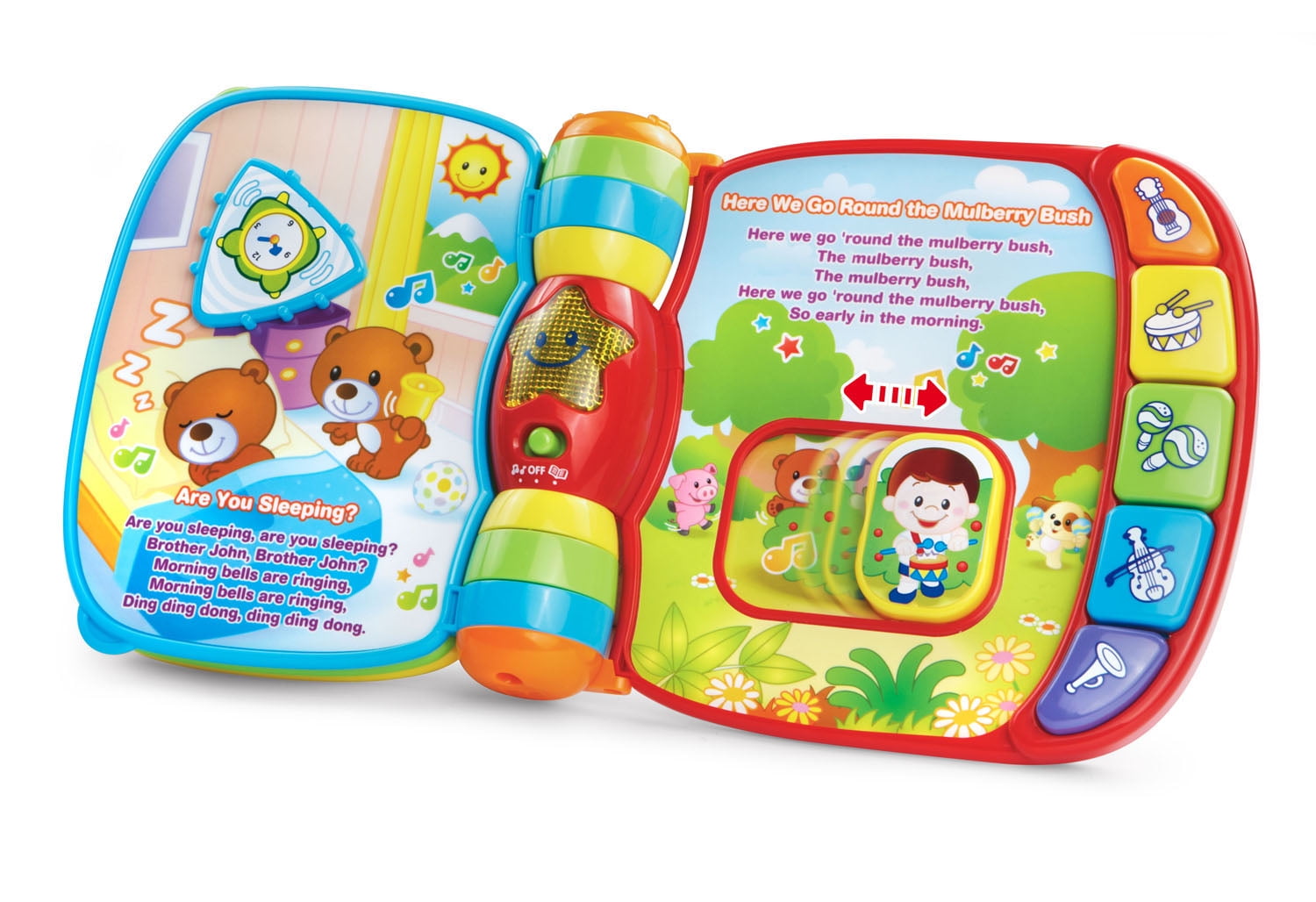 VTech 80166700 Musical Rhymes Educational Book for Babies Pink for sale online 