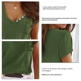 thumbnail image 5 of Camiseta de verano para mujer, camiseta informal de manga corta con cuello en V para mujer, camiseta informal con cuello en V, experiencia incomparable, 5 of 5