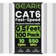 thumbnail image 1 of Cable Ethernet GEARit Cat6 de 0,15 m, paquete de 100, blanco, 1 of 7