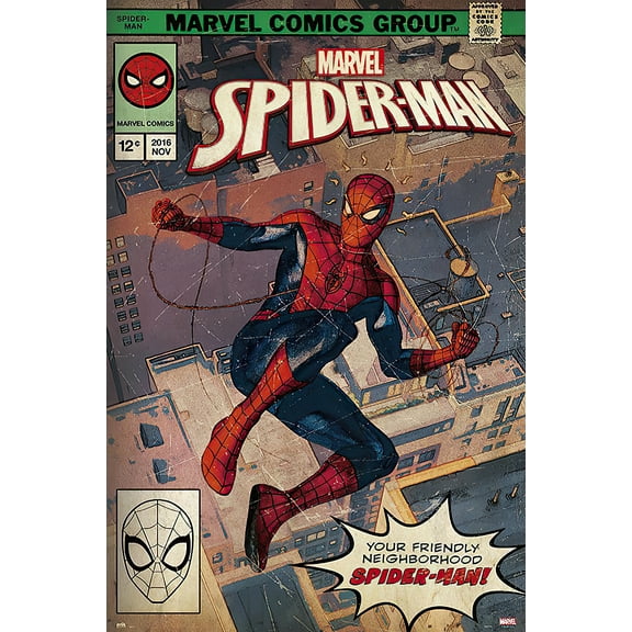 Spider-Man - Marvel Comics Poster / Print (Comic Cover) (Friendly Spider-Man)
