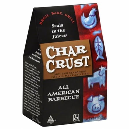 CHAR CRUST Char Crust Dry-Rub Seasoning  All American BBQ - 4 oz.