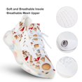 thumbnail image 3 of 2024 Snowman Christmas Tree Elk Women Or Men Lace Up Flat Sneakers Female Mesh Walking Footwear, 3 of 8