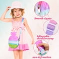 thumbnail image 4 of Bolso de hombro Fidget Toy para niña HUOGUO Rainbow, 4 of 5