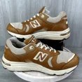 thumbnail image 2 of New Balance x United Arrows Brown Beige Sz 8 Vintage Japan Exclusive Sneakers, 2 of 6