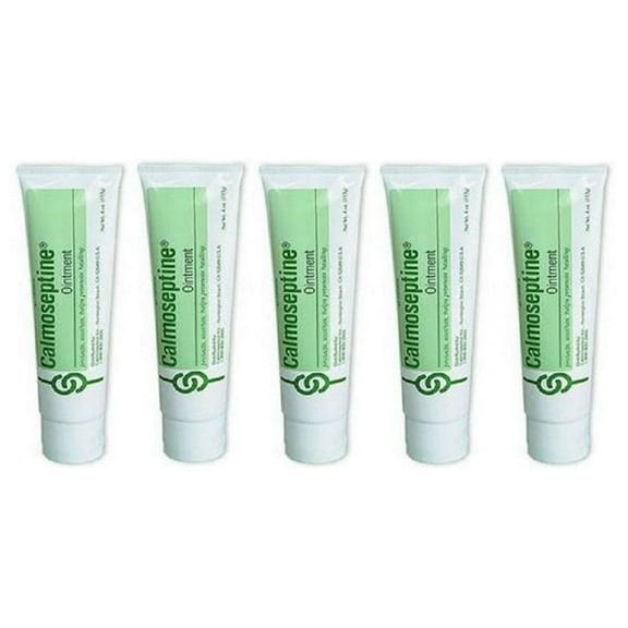 Calmoseptine Skin Healing Moisture Barrier Ointment - 4 Oz, Pack of 5