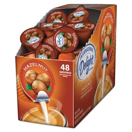 International Delight. Flavored Liquid Non-Dairy Coffee Creamer - Hazelnut- 0.44 oz. Cup