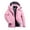 Pink, variant on Women's Ski Jacket Warm Fleece Lined Winter Coats Water Resistant Snow Jackets Parka with Pockets