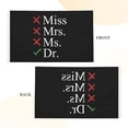 thumbnail image 5 of Miss Mrs Ms Doctor Banner With Metal Grommets Double Sided Printed Flag 3x5 Ft Garden Yard House Flags Greeting Banner Indoor Outdoor Party Home Decor, 5 of 8