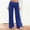 Blue#02, variant on Wide Leg Pants for Women Oversized Elastic Waisted Loose Loung Pants Womens Casual Solid Plus Size Regular Fits Soft Comfy Sports Pant with Pockets Fall Spring Clothes