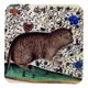 thumbnail image 1 of Posavasos medievales para gatos para bebidas, posavasos redondos con estampado de gatos, posavasos para beber, posavasos para gatos C, 1 of 5
