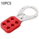 thumbnail image 3 of Riwesomey 10 piezas de bloqueo de hebilla, equipo de seguridad Industrial, Protector de seis eslabones antiradiación resistente al calor para Herramientas y ferretería SA-01, 3 of 6