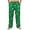 Green, variant on HPINK-T Mens Pajama Pants, Funny Lounge Pj for Men, Men's Separate Bottoms with Pockets