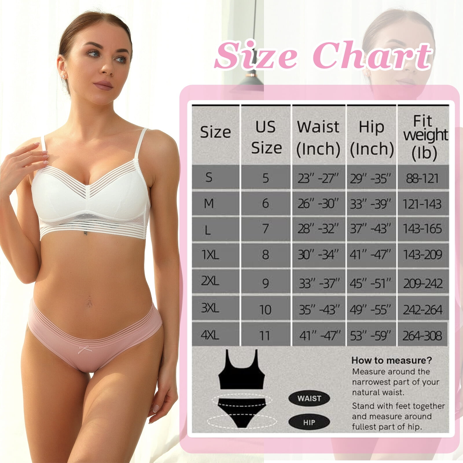 TUTUESTHER Cotton Underwear for Women Mid Rise Full Briefs