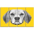 thumbnail image 2 of Funny Beagle Dog with Collar - Animal Canvas Art Print, 2 of 3
