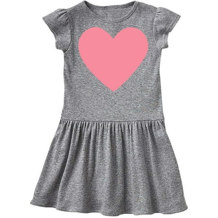 

Inktastic Pink Valentine s Day Heart Gift Toddler Girl Dress