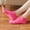 Hot Pink, variant on Fashion Compression Socks for Men's And Women's Universal Solid Color Non-Slip Floor Socks Yoga Tramp 50% off Clearance!