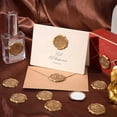 thumbnail image 6 of 60pcs Tree of Life Wax Seal Stickers 1.18/30mm Adhesive Wax Seal Stamp Stickers Self Adhesive Gold Vintage Envelope for Wedding Invitation Cards Party Favors Craft Gift 1box, 6 of 7
