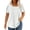 02_White, variant on Womens Summer Tops Plus Size Trendy Crewneck Shirts Dressy Pleated Loose Fit Cute Tulip Sleeve Floral Tees 4Xl YH001