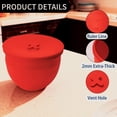 thumbnail image 4 of Forros de silicona para cuencos de 5 litros con tapas para batidora KitchenAid, paquete de 3, 4 of 8