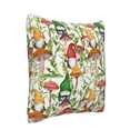 thumbnail image 2 of Bingfone Mushrooms Gnomes Linen Throw Pillow Covers Cushion Case Pocket Button Vintage Farmhouse Pillowcase For Sofa Couch Bed 16"X16", 2 of 9