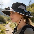 thumbnail image 4 of Tong Sun Hat With 3 Fans Solar Charging USB Rechargeable Outdoor Hat UPF 50+, 4 of 5