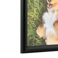 thumbnail image 3 of ArtToFrames 20" x 24" Satin Black Bull Nose Picture Frame, 20x24 inch Black Wood Poster Frame (WOM-1417), 1 Pack, 3 of 7