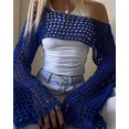 thumbnail image 5 of Women’s Cropped Knit Shrug Top Lightweight Bell Sleeve Summer Cover-Up, Soft Breathable Cropped Cardigan Shrug for Casual & Beach, Cropped Shrug Women, 5 of 13