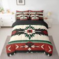 thumbnail image 2 of Manfei Bohemian Flower 7-Piece Bedding Comforter Set for Teens Boys Girls,Tribal Aztec King Bedding Sets,Exotic Style Ultra Soft Bed Sheets,Luxury Bedroom Decor,Reversible, 2 of 8