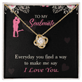 thumbnail image 3 of To My Girlfriend Everyday Infinity Knot Necklace Message Card, 3 of 17