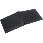 Mens Soft Genuine Leather Slim ID Bifold Wallet 60 (C) Black