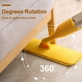 thumbnail image 3 of CLEANHOME Jet Wet Mop for Floor Cleaning Include 2 Reusable Pads Lightweight Aluminum Pole Microfiber Spray Mops for Hardwood Tile Floors 360 Degree, 400ML Water Tank Sprayer, Yellow, 3 of 6