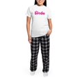 thumbnail image 5 of CafePress - Bg Hearts Bride Women's Light Pajamas - Women's Short Sleeve Print T-Shirt and Pants Light Cotton Pajama Set, 5 of 7