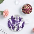 thumbnail image 4 of FMSHPON Lavender on Wooden Plank Set of 4 Round Coaster for Drinks, Absorbent Ceramic Stone Coasters Cup Mat with Cork Base for Home Kitchen Room Coffee Table Bar Decor, 4 of 6