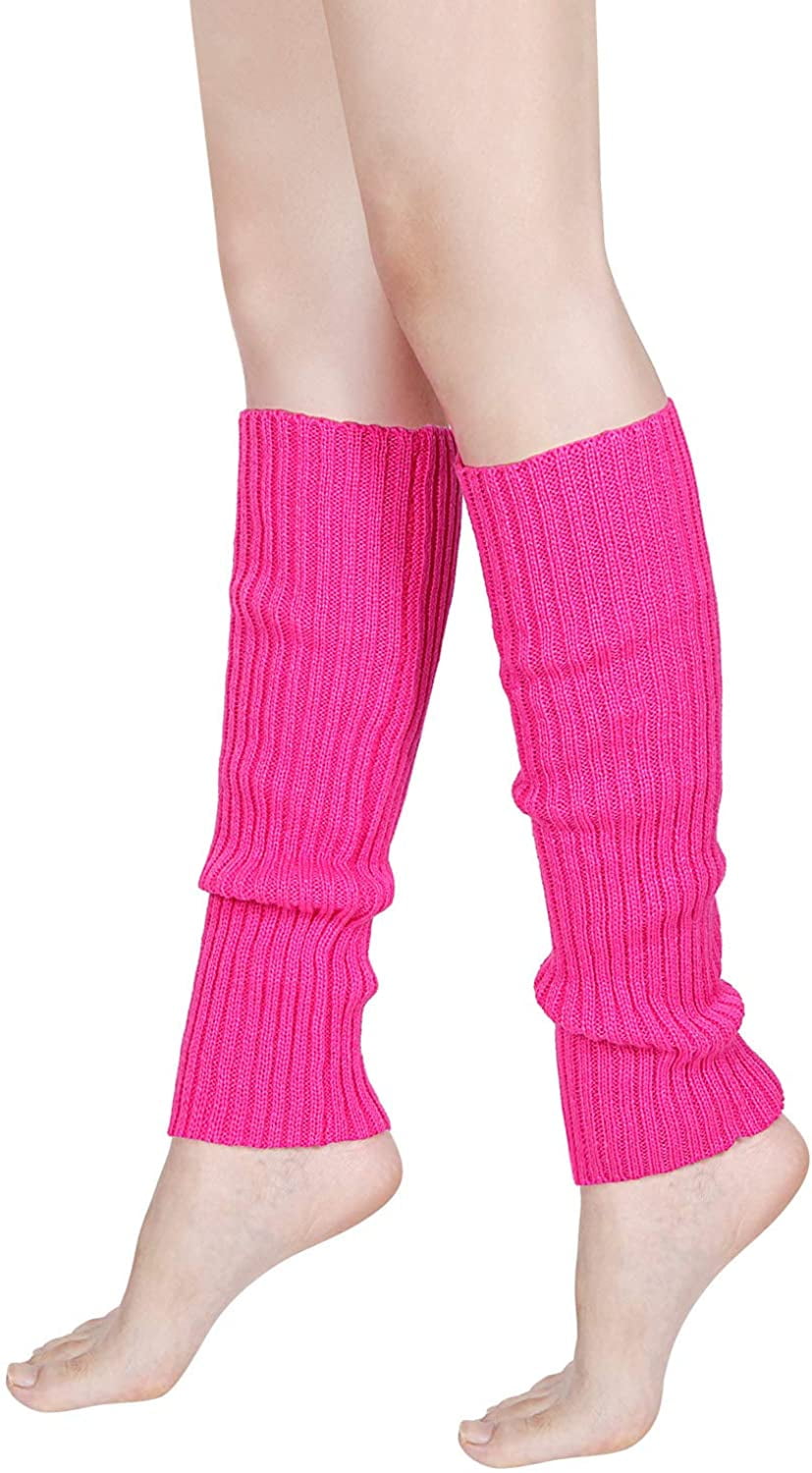 FOREEMME Leg Warmers for Women 80s Ribbed Knit Leg Warmer Custume