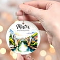 thumbnail image 4 of Mostar Bosnia and Herzegovina Christmas Ornament, Collection of City Travel Souvenirs for Family and Friends, Christmas Tree Ornament City Travel, Trips of The Year, Christmas Ornament 2025, 4 of 5