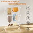 thumbnail image 3 of WEXLYN Collapsible Premium Steel Residential Clothes Drying Rack, White, 3 of 7