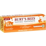 Burt's Bees Natural Kids Orange Wow Flavor Fluoride Toothpaste, 4 oz