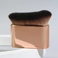 thumbnail image 2 of 1 brocha de maquillaje de base en ángulo grande, brocha de sirena, brocha de maquillaje para base corporal, brochas de maquillaje bronceadas sin sol, 2 of 5