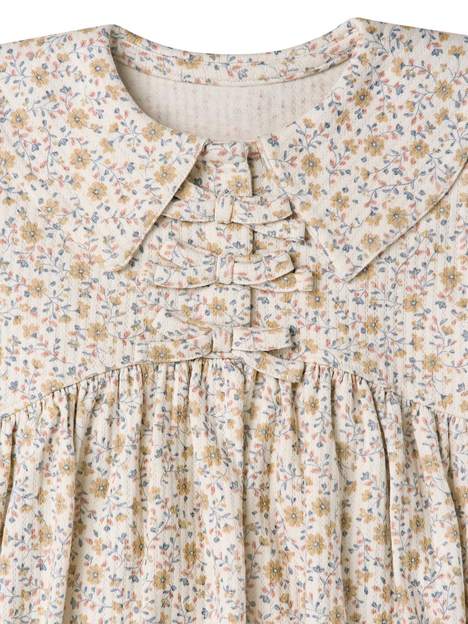 Modern Moments by Gerber Toddler Girl Bow Front Dress, Sizes 12 Months - 5T