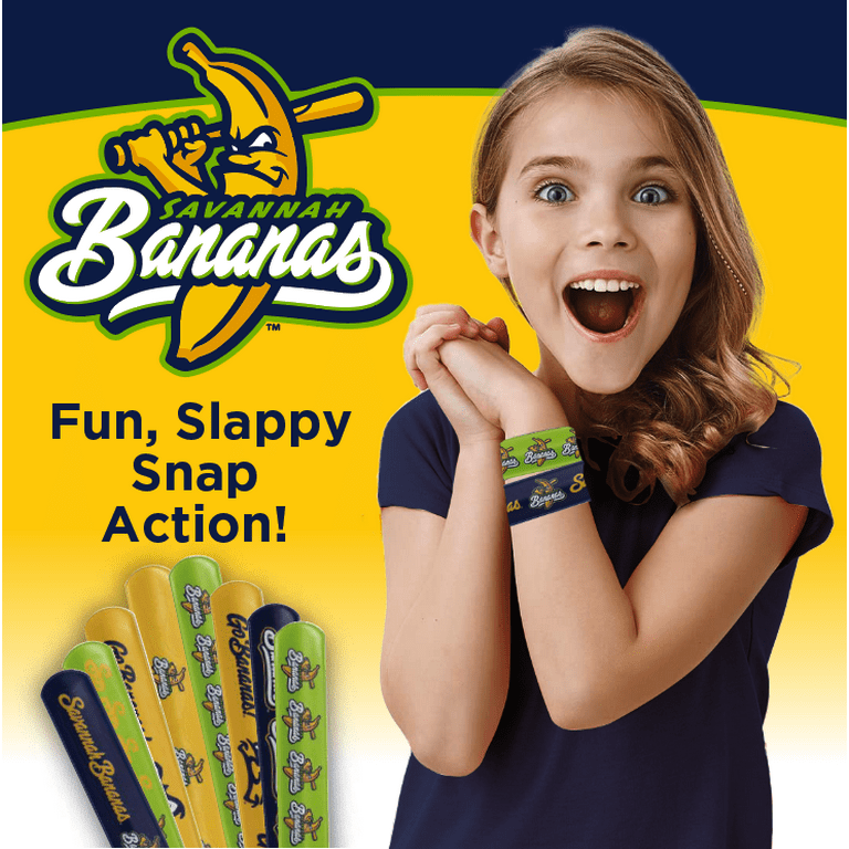 Savannah Bananas Slap Bracelet Novelty Toy, for Children and