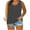 Dark Gray ①, variant on Chiccall Plus Size Summer Tank Tops for Women Sleeveless Square Neck Button up Shirts Casual Loose Oversized Soft Outfits