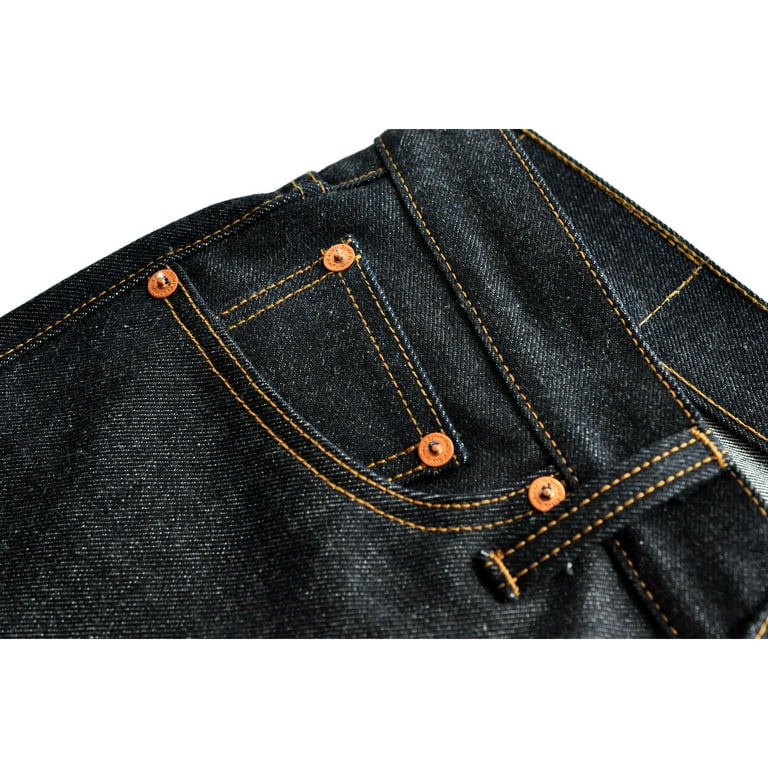 Saucezhan 315XX-18OZ Men's Jeans Indigo Sanforized Selvedge Saucezhan 315XX-18OZ Men's Jeans Indigo Sanforized Selvedge