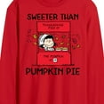thumbnail image 2 of Peanuts - Sweeter Than Pumpkin Pie - Men's Long Sleeve T-Shirt, 2 of 5