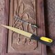 thumbnail image 3 of Wood File Golden Tapered Wood File Rasp DIY Craft Carpenter Woodworking Carving ToolGold File 10in, 3 of 4
