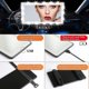 thumbnail image 5 of Espejo de tocador para visera de coche, espejo de maquillaje para coche, con luces LED, para coche, camión, todoterreno, espejo retrovisor, espejo cosmético con protección solar, b, 5 of 5